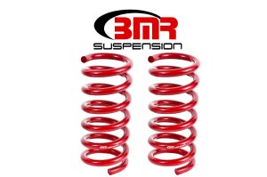 Ford Mustang Lowering Springs - Rear - BMR Suspension - Performance Version - Red - `15-`23